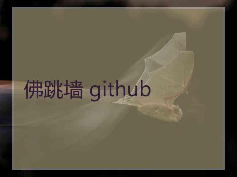 佛跳墙 github