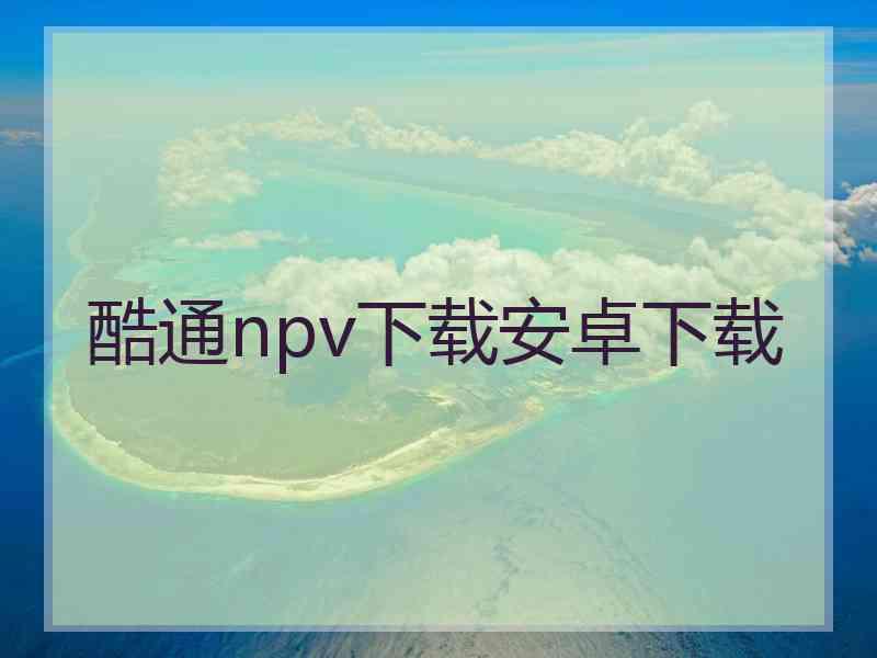 酷通npv下载安卓下载