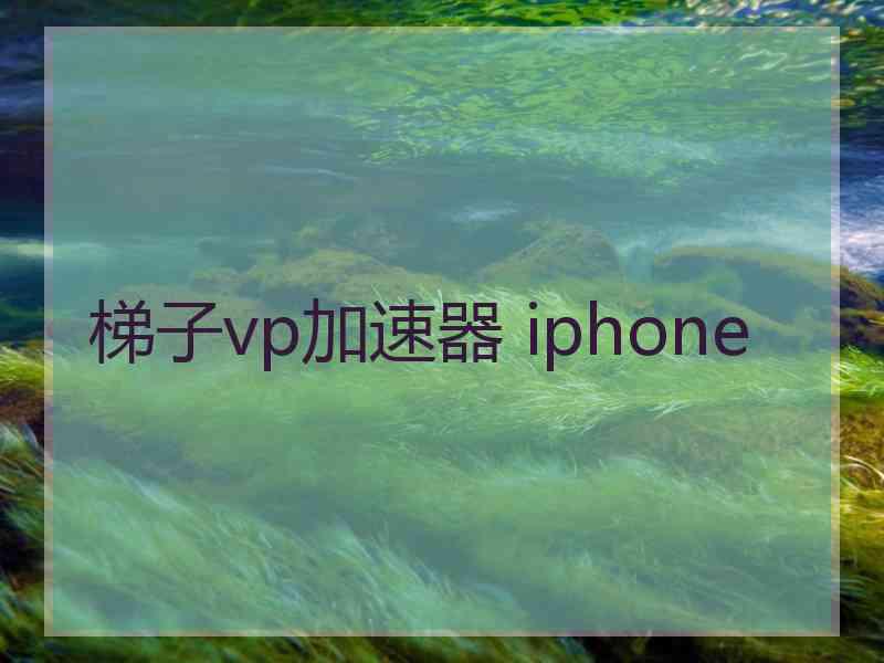 梯子vp加速器 iphone