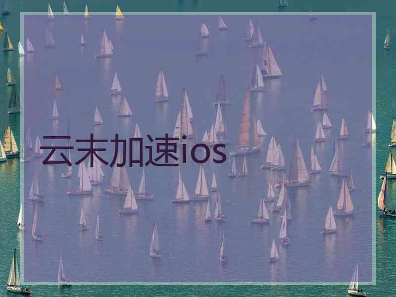 云末加速ios