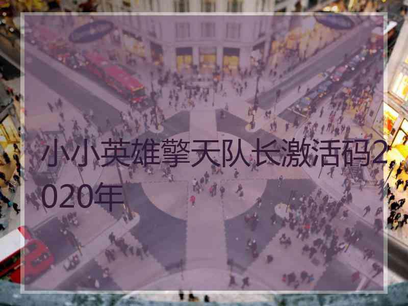 小小英雄擎天队长激活码2020年