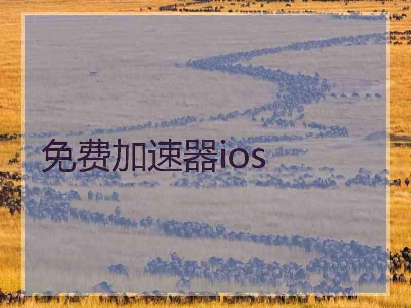 免费加速器ios