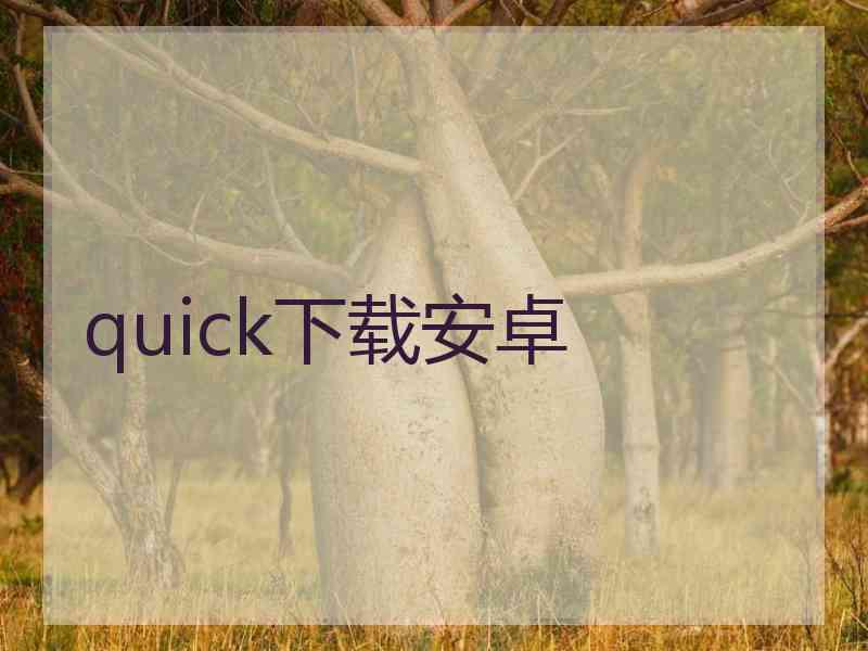 quick下载安卓