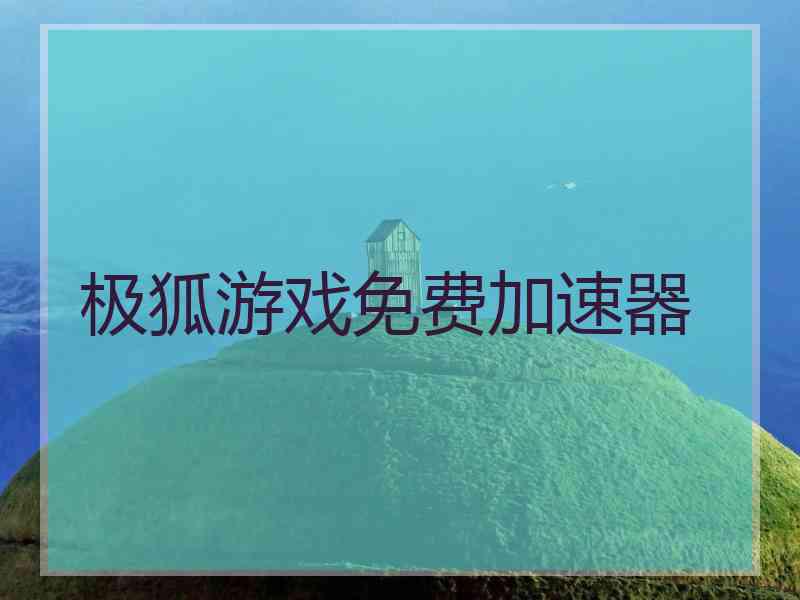 极狐游戏免费加速器