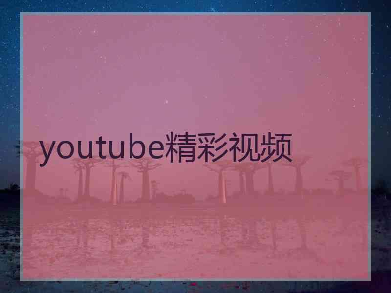 youtube精彩视频