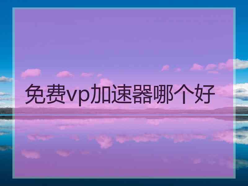 免费vp加速器哪个好