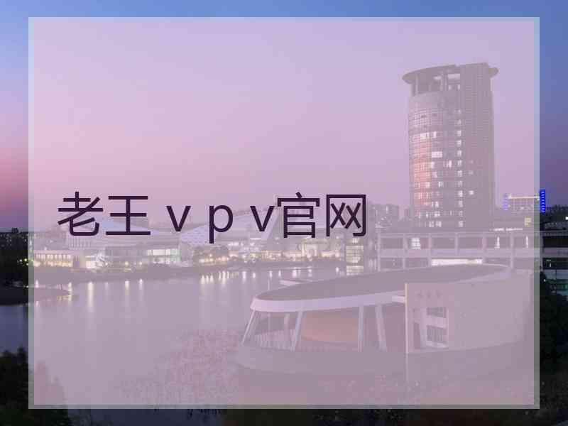 老王 v p v官网