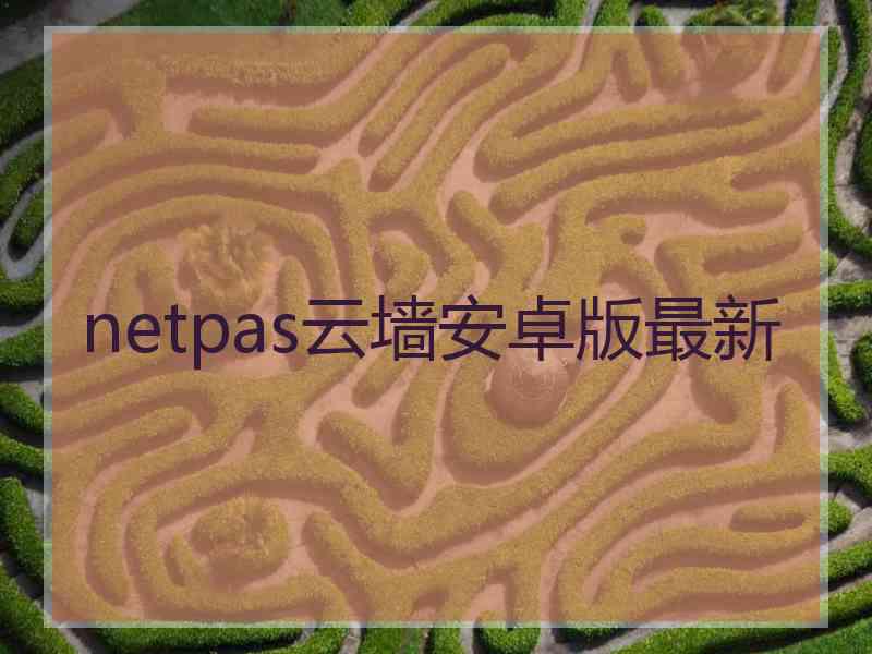 netpas云墙安卓版最新