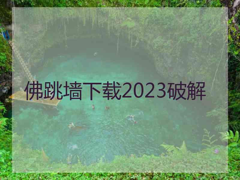 佛跳墙下载2023破解