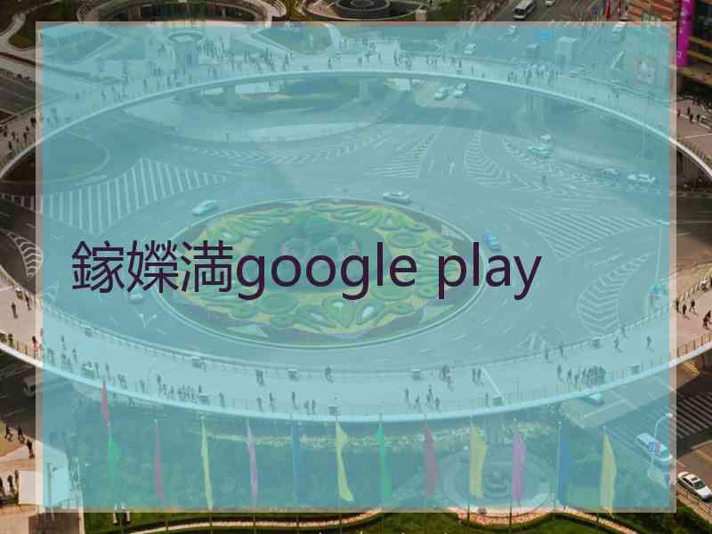 鎵嬫満google play