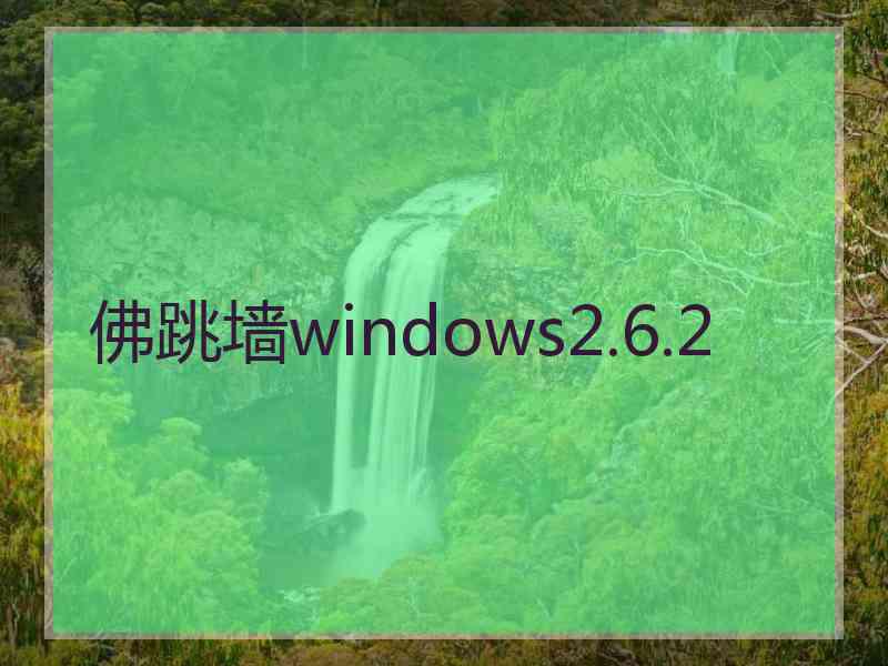 佛跳墙windows2.6.2