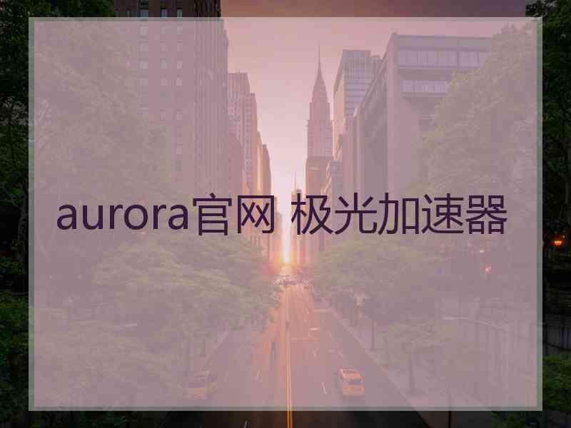 aurora官网 极光加速器