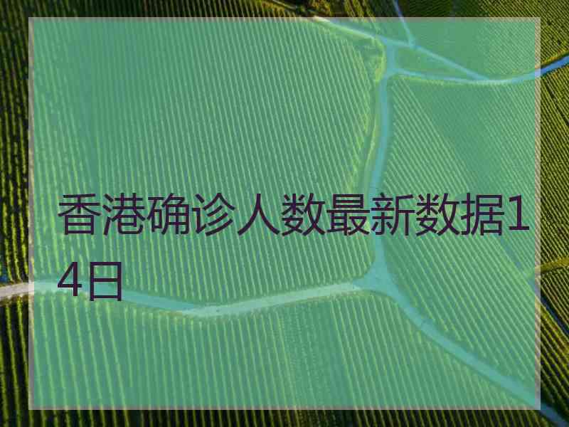 香港确诊人数最新数据14日