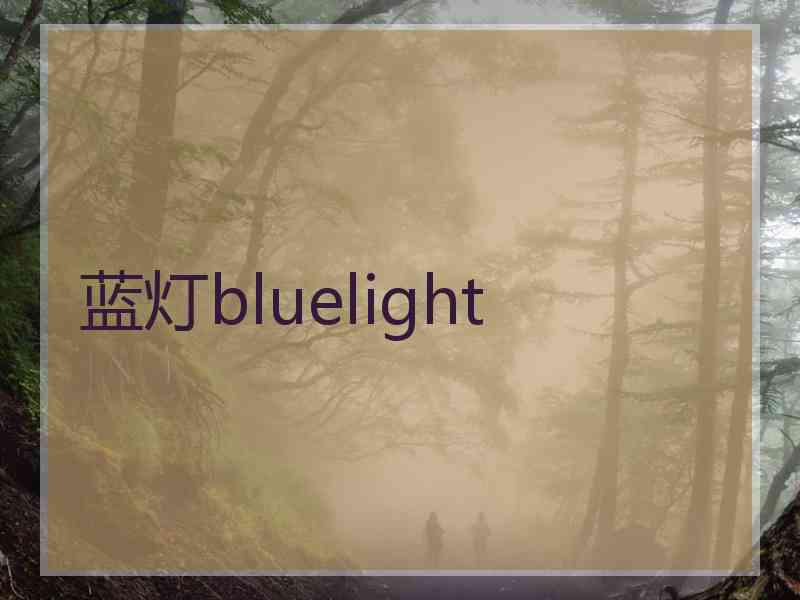 蓝灯bluelight