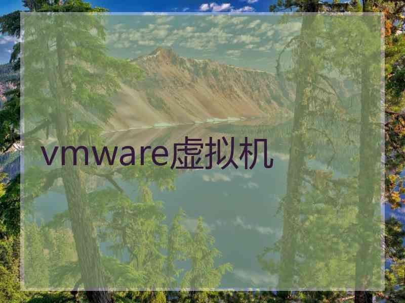 vmware虚拟机