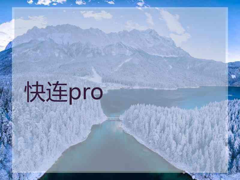 快连pro