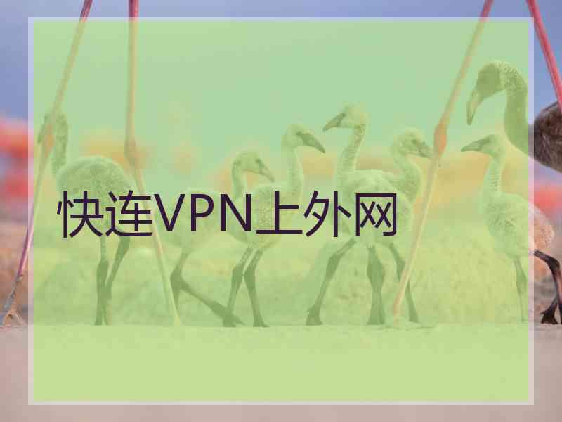 快连VPN上外网