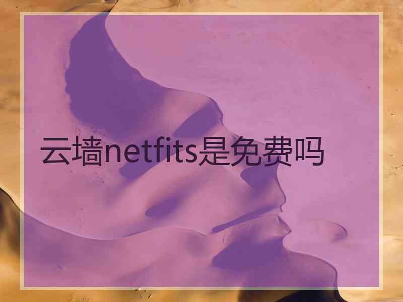 云墙netfits是免费吗