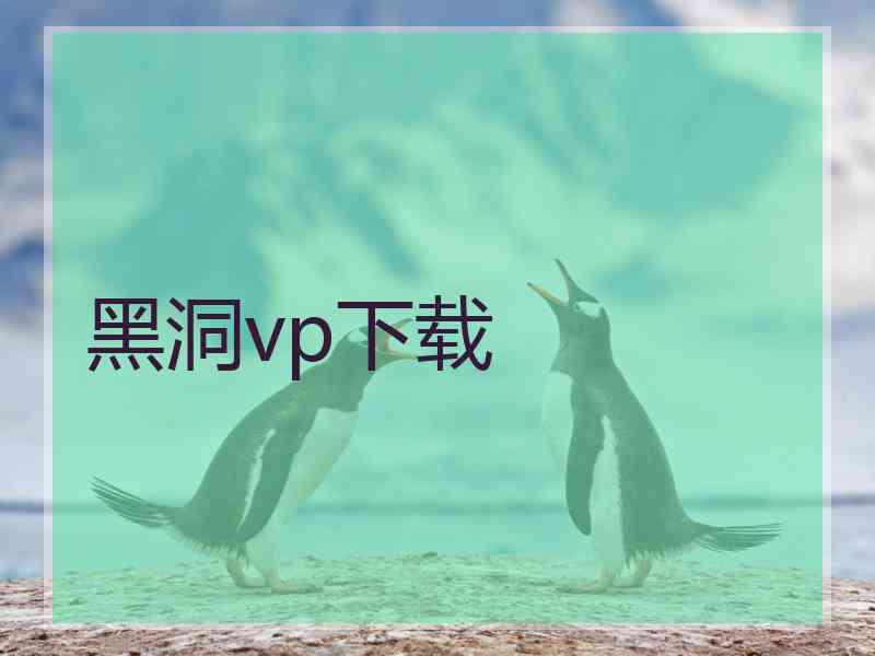 黑洞vp下载