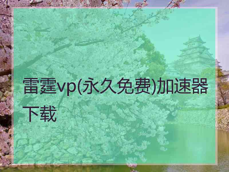 雷霆vp(永久免费)加速器下载