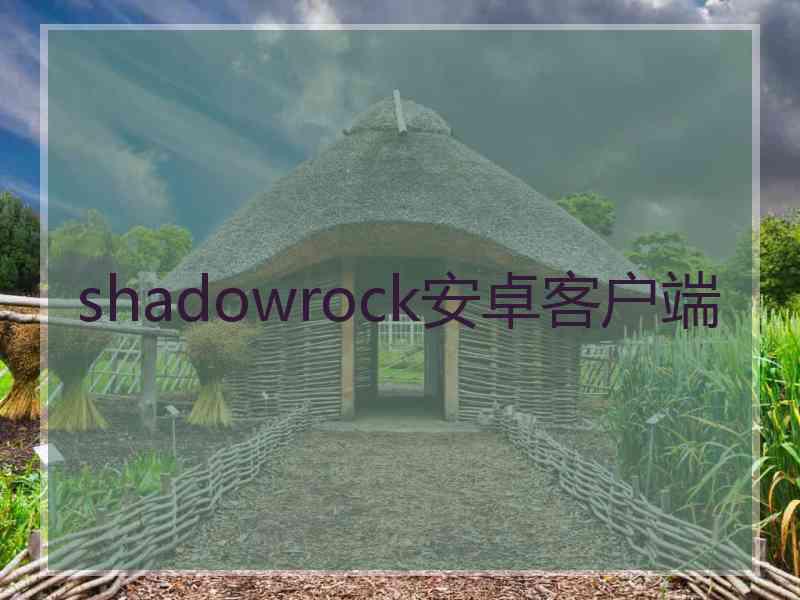 shadowrock安卓客户端