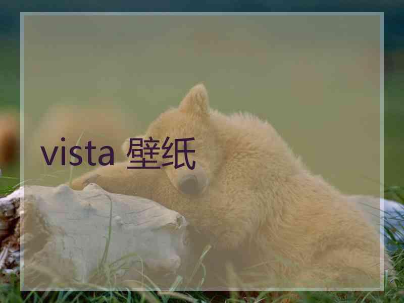 vista 壁纸