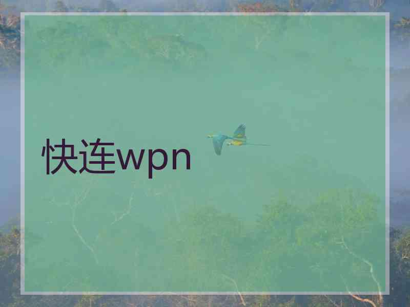 快连wpn