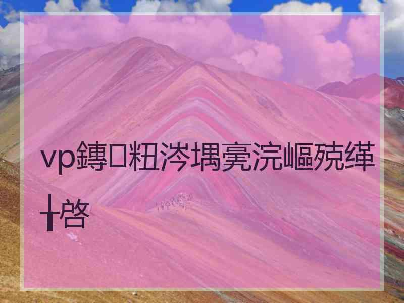 vp鏄粈涔堣亴浣嶇殑缂╁啓