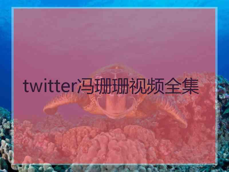 twitter冯珊珊视频全集