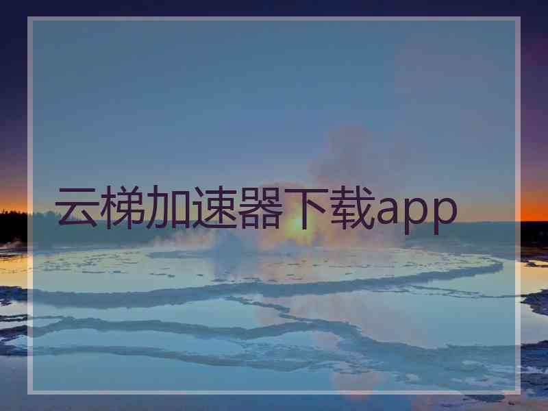 云梯加速器下载app