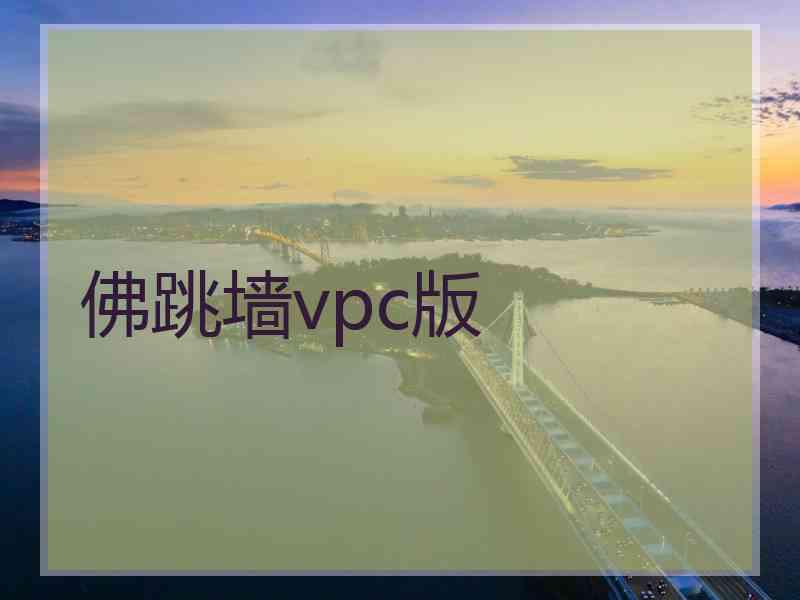 佛跳墙vpc版