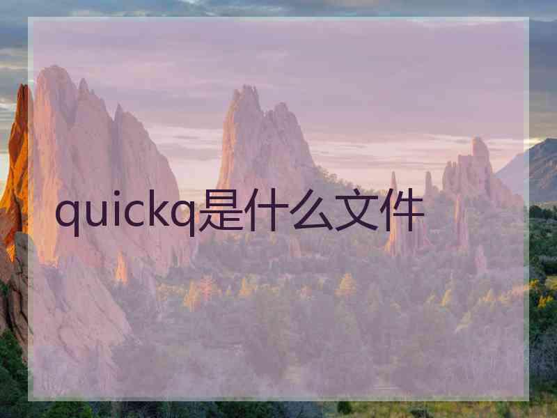 quickq是什么文件