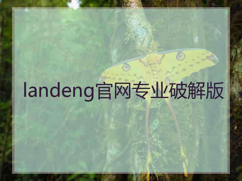 landeng官网专业破解版