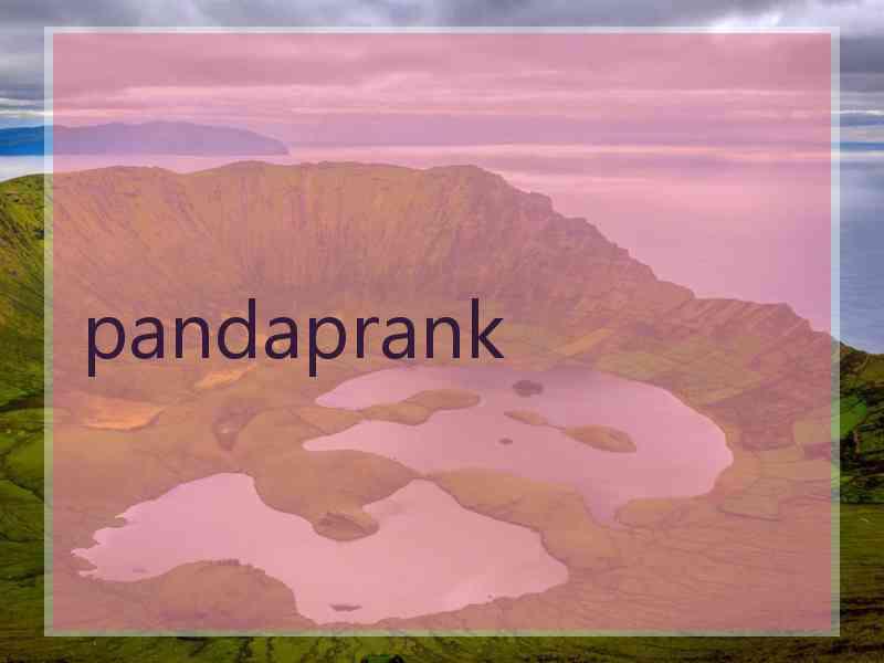 pandaprank