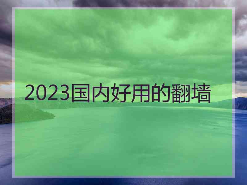 2023国内好用的翻墙