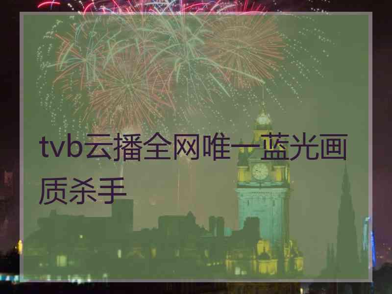 tvb云播全网唯一蓝光画质杀手