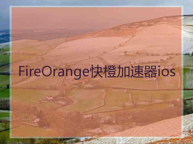 FireOrange快橙加速器ios