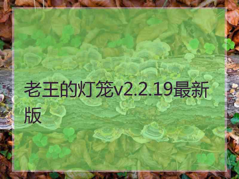 老王的灯笼v2.2.19最新版