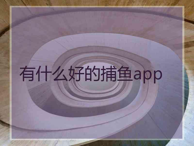 有什么好的捕鱼app