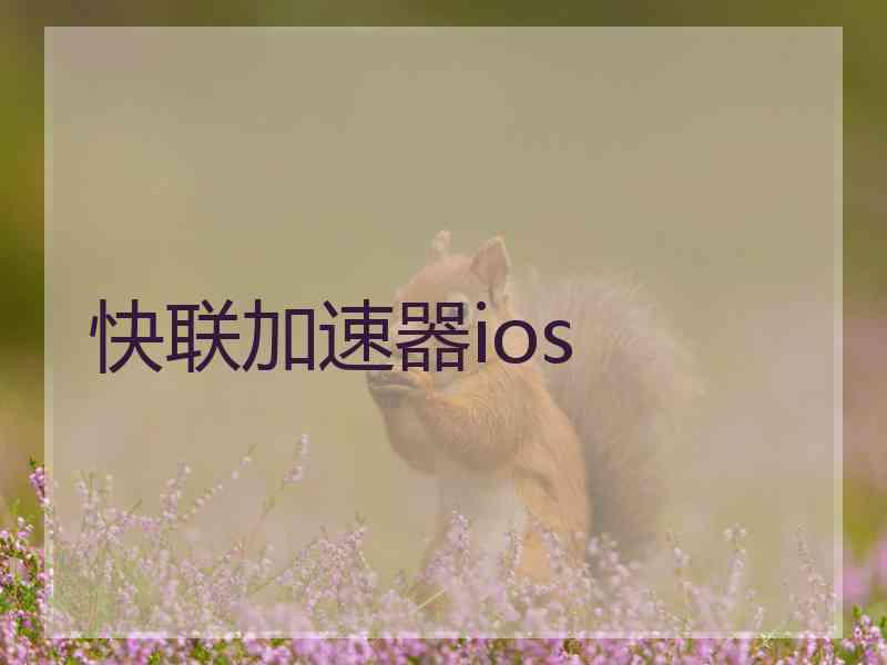 快联加速器ios