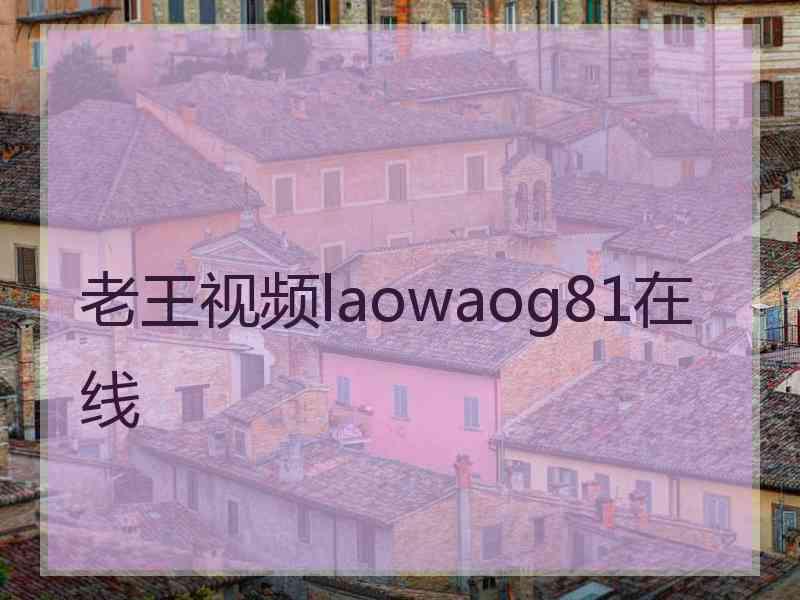 老王视频laowaog81在线