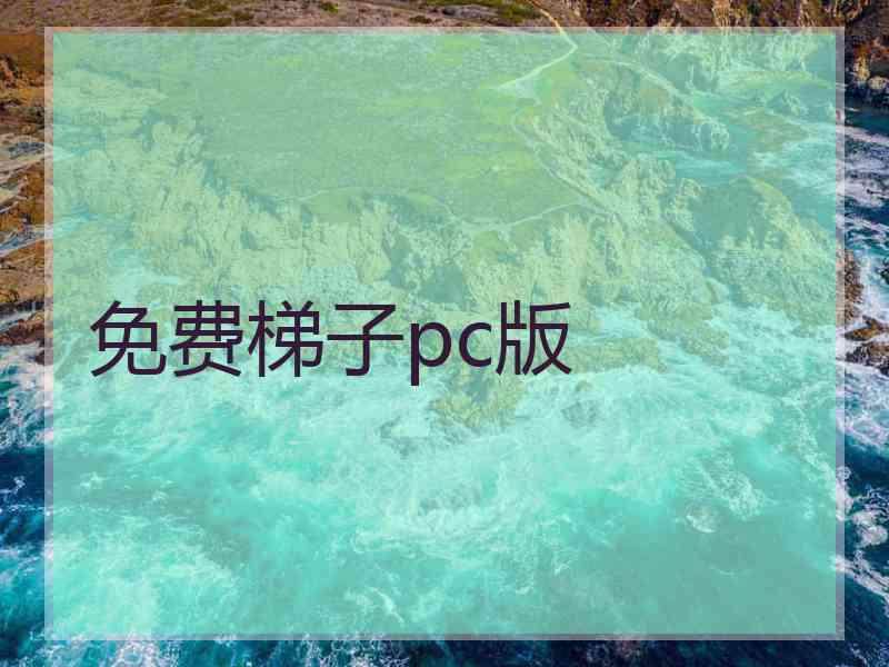 免费梯子pc版