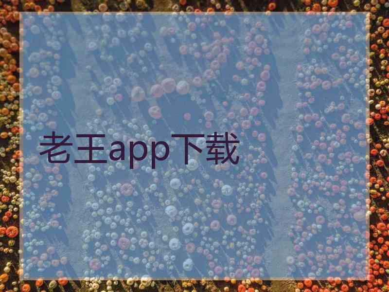 老王app下载