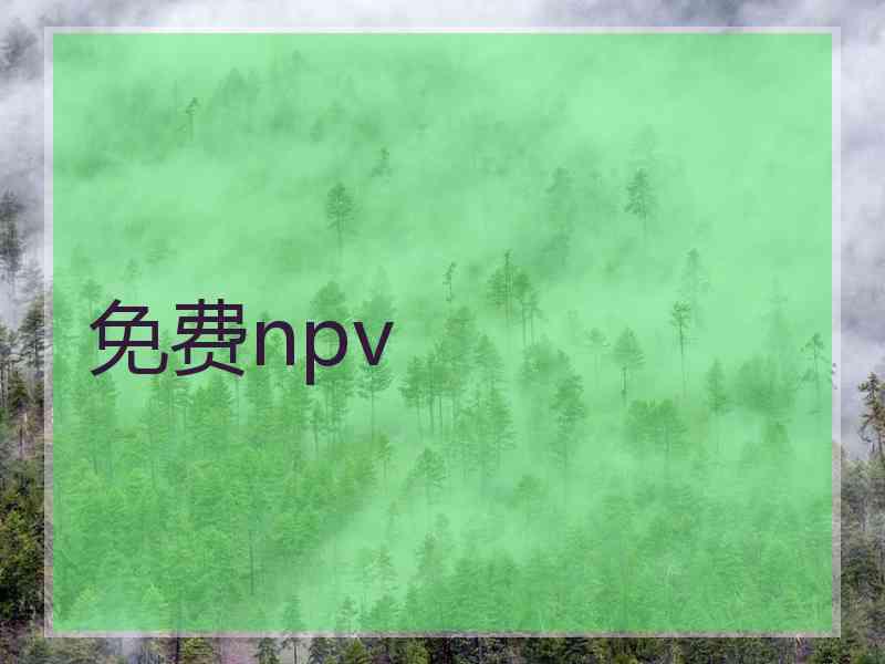 免费npv