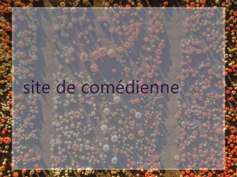 site de comédienne