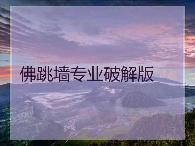 佛跳墙专业破解版