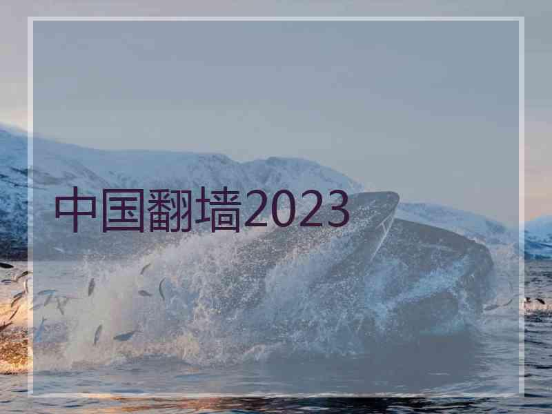 中国翻墙2023