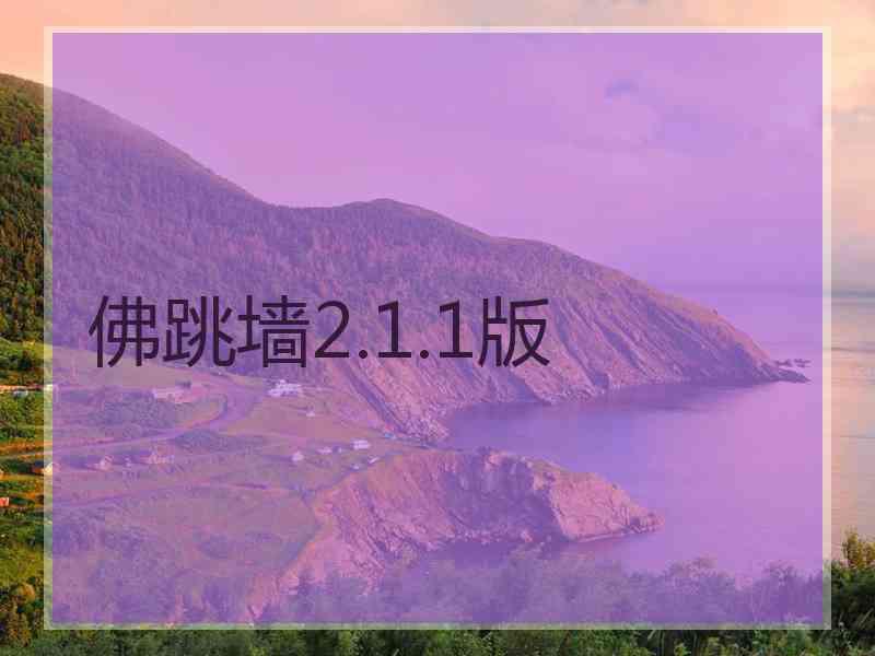 佛跳墙2.1.1版