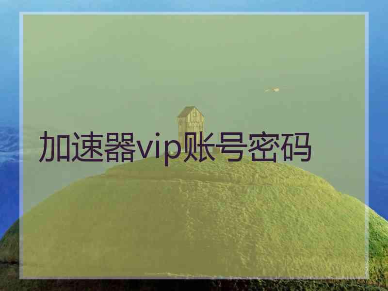 加速器vip账号密码