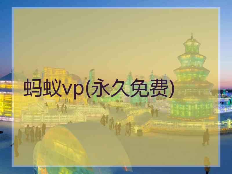 蚂蚁vp(永久免费)